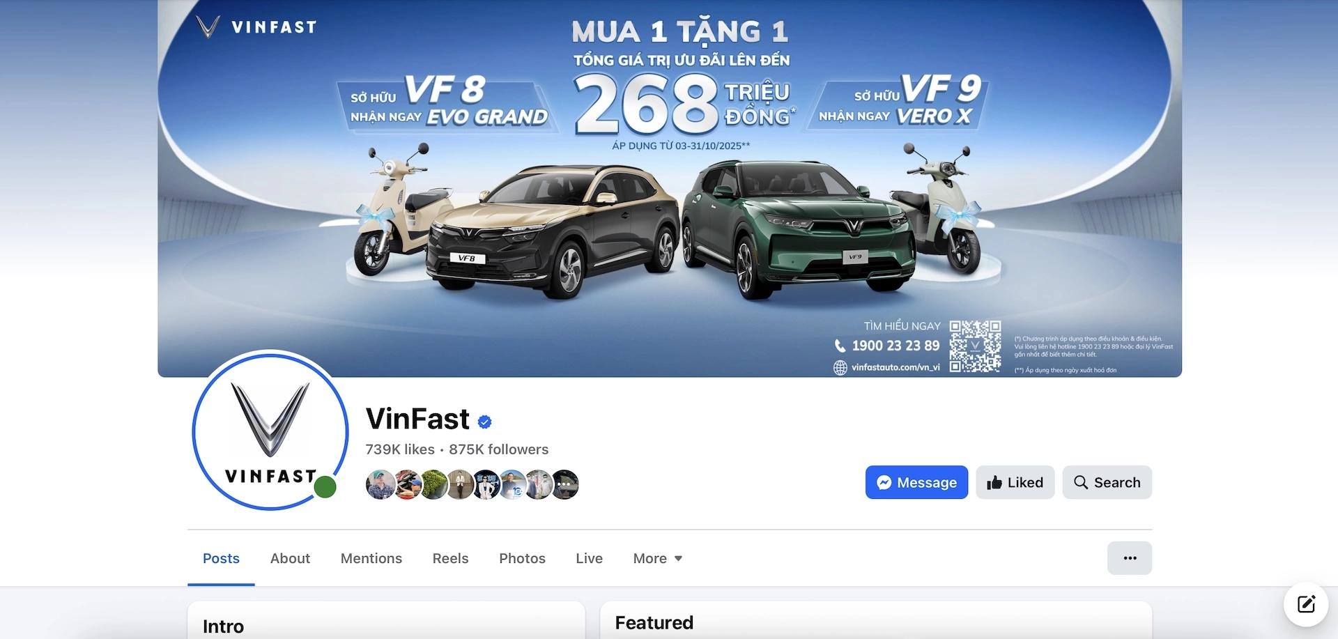 fanpage vinfast